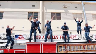 LAFD Firefighters DARE TO DANCE [upl. by Irrahs642]