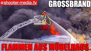 ⭕️ Großbrand Große Doku zum Feuer bei Möbel Hofmeister ⭕️  🔥 Großeinsatz der Feuerwehren 🚒 [upl. by Allenrac]