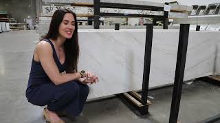 Quartzite Countertop Color White Macaubas [upl. by Ylrebmit]