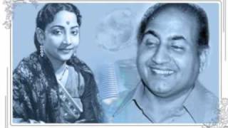 Mohd Rafi Geeta Dutt Yahan hum wahan tum Film  Shrimati 420 1956 [upl. by Neenahs997]