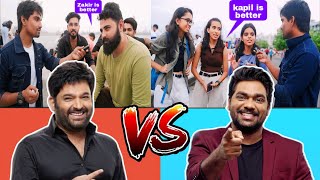 Zakir Khan VS Kapil Sharma Who is Better Comedian  Public Reaction  noor talkative [upl. by Eimmot]