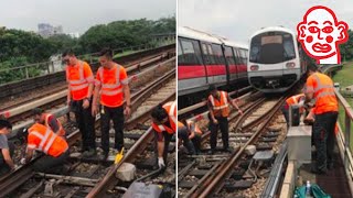 MRT Breakdown Again‼️Major EastWest Line disruption SINGAPORE NEWS benpuah benssocialclub [upl. by Aneerb993]