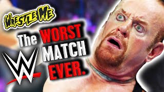 The WORST WWE Match Ever  Undertaker vs Goldberg Super ShowDown 2019  Wrestle Me Review [upl. by Ennairac]