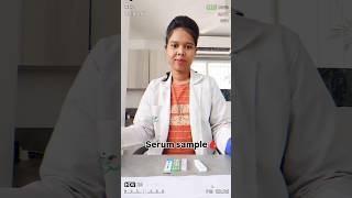 Serology test Viral marker viralvideos medicallife doctor bloodtest bloodborne ytshorts lab [upl. by Elna]