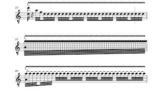 Robert Haeberlins Second Sonata for 1 instrument electrified for violin [upl. by Lait]