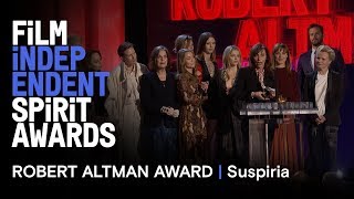 SUSPIRIA wins the Robert Altman Award at the 2019 Film Independent Spirit Awards [upl. by Doggett]