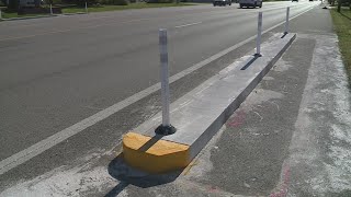 MoDOT halts work on Chesterfield curb bump out islands [upl. by Desirae243]