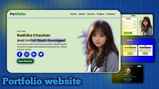 How To Create a Professional Portfolio Website Using HTML CSS amp JavaScript  Personal Portfolio [upl. by Clarine189]