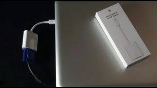 Apple Displayport to VGA Adaptor Macbook to Overhead Projector [upl. by Aehr]