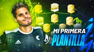 MI PRIMERA PLANTILLA CON 4 ICONOS DE FIFA 22 [upl. by Aaren]