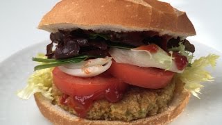 hamburguesa de avena y verduras Monsieur Cuisine SilverCrest Lidl [upl. by Esinnej]