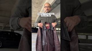 Styling a Vintage Jacket from the 1950s  Sears Hercules Horsehide Heritage Style [upl. by Loy]