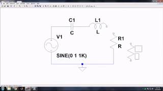 RLC resonance LTspice [upl. by Retswerb]