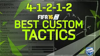 FIFA 16 41212 TUTORIAL  BEST CUSTOM TACTICS amp PLAYER INSTRUCTIONS  HOW TO PLAY WITH 41212 [upl. by Reger]