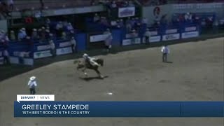 Greeley Stampede rodeo one of top 20 rodeos in the country [upl. by Norean544]