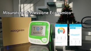 Koogeek misuratore di pressione da polso economico con funzioni SMART [upl. by Ttesil613]