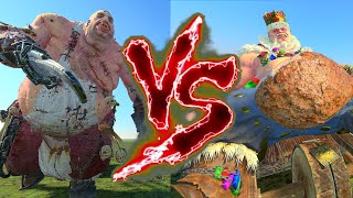 Skrag the Slaughterer VS Greasus Goldtooth Total War Warhammer 3 [upl. by Kerril567]