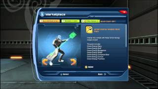 DCUO  Weapon Style  Green Energy Weapon  Odyssey [upl. by Pascha]