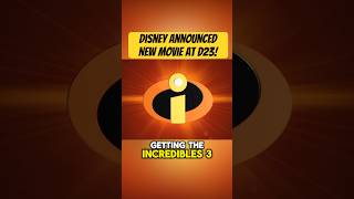 INCREDIBLES 3 Announced at D23 disneymovies shorts [upl. by Bust]