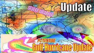 Gulf Hurricane East Coast Hurricane Potential Forecast amp Update [upl. by Ailaza391]