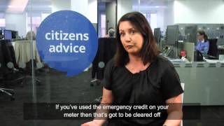 Prepayment meter debt and emergency credit with subtitles [upl. by Blanca]