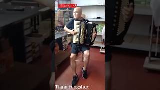 The Australian International Accordion Champion Tiang Fengshuo China came to visit us surprise [upl. by Buckley292]