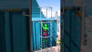 GTA 5 Epic Water Ragdolls  SpiderMan Jumps  Fails ep3562 shorts [upl. by Outlaw]