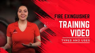 Fire Extinguisher Training Video Fire Extinguisher Types and Uses [upl. by Verada698]