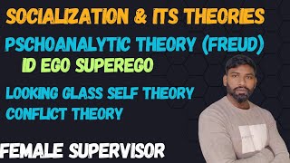 SOCIALIZATION AND ITS THEORIES 2 FOR FEMALE SUPERVISOR JKSSB BY REMO SIR  ID EGO SUPEREGO [upl. by Nennahs]