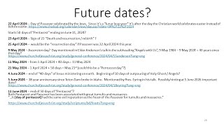 Video  32 future dates updated [upl. by Ahsitram]