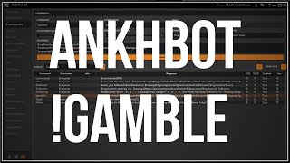 AnkhBot Tutorial How to add gamble command Woks just like Revlobot [upl. by Ailegave]