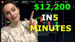 12200 in 5 Minutes  Excellent IQ Option Strategy [upl. by Briscoe233]