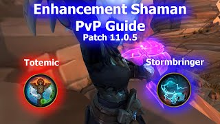 Enhancement Shaman 1105 PvP Guide [upl. by Namlaz]