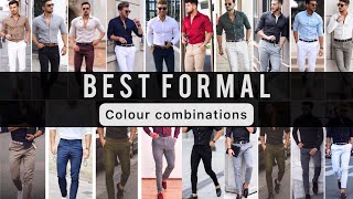 Latest Formal Shirt Pants Colour Combination For MenMen’s Fashion 2022formal [upl. by Dirgis904]