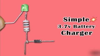 37v battery charger circuit diagram  Very Easy shorts [upl. by Agnimod]