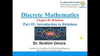 Ch 09 Part 01 Introduction to Relations شرح العلاقات وانواع العلاقات بالعربي [upl. by Meggs]