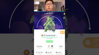 My Larvitar Community Day in 1 Min in Pokemon GO shorts [upl. by Ahseined]