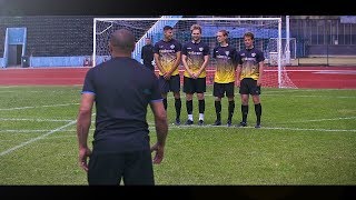 freekickerz vs Roberto Carlos ⚽ Free Kick Shootout [upl. by Schnurr]