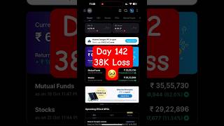 Day 142  daily portfolio update  38K loss  InSE BSE SENSEX Nifty [upl. by Tsenrae]