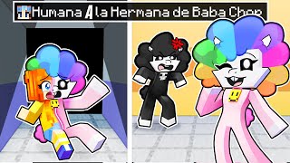 ¡De HUMANA a la HERMANA de BABA CHOPS en MINECRAFT [upl. by Tamera]