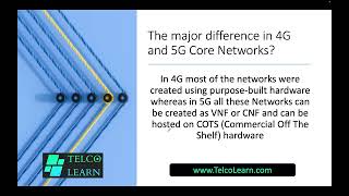 What is the difference between 4G amp 5G Core Networks EPC  5GC  5G Core Networks [upl. by Roslyn]