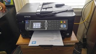 Epson WorkForce WF3620 Printer Review As Fast As Possible [upl. by Minni103]