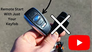 Hidden Feature Remote Start With Just Your Keyfob on a Subaru [upl. by Dygert]