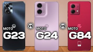 Moto G23 Vs Moto G24 Vs Moto G84 Trakontech [upl. by Otrebcire]