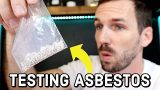 How to Test For Asbestos  Popcorn Ceiling and Flooring [upl. by Ybbob]