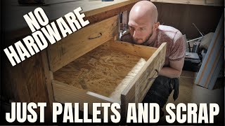 WORKBENCH DRAWERS Completely free no hardware [upl. by Acired]