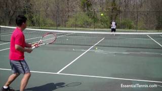 Tennis Practice Mini Tennis [upl. by Gilpin149]