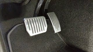 Model 3 Topfit Aluminum Pedal Covers Installation [upl. by Naujed192]