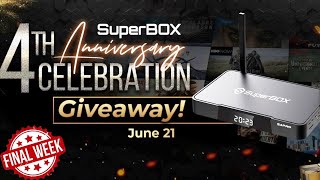 📣 SuperBox S4 Pro TV Media Boxs GIVE AWAY [upl. by Ahsaele]