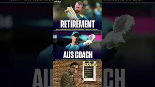 Matthew wed announced retirement from intl cricket amp ready to serve as Fielding coach Australia team [upl. by Livvi160]